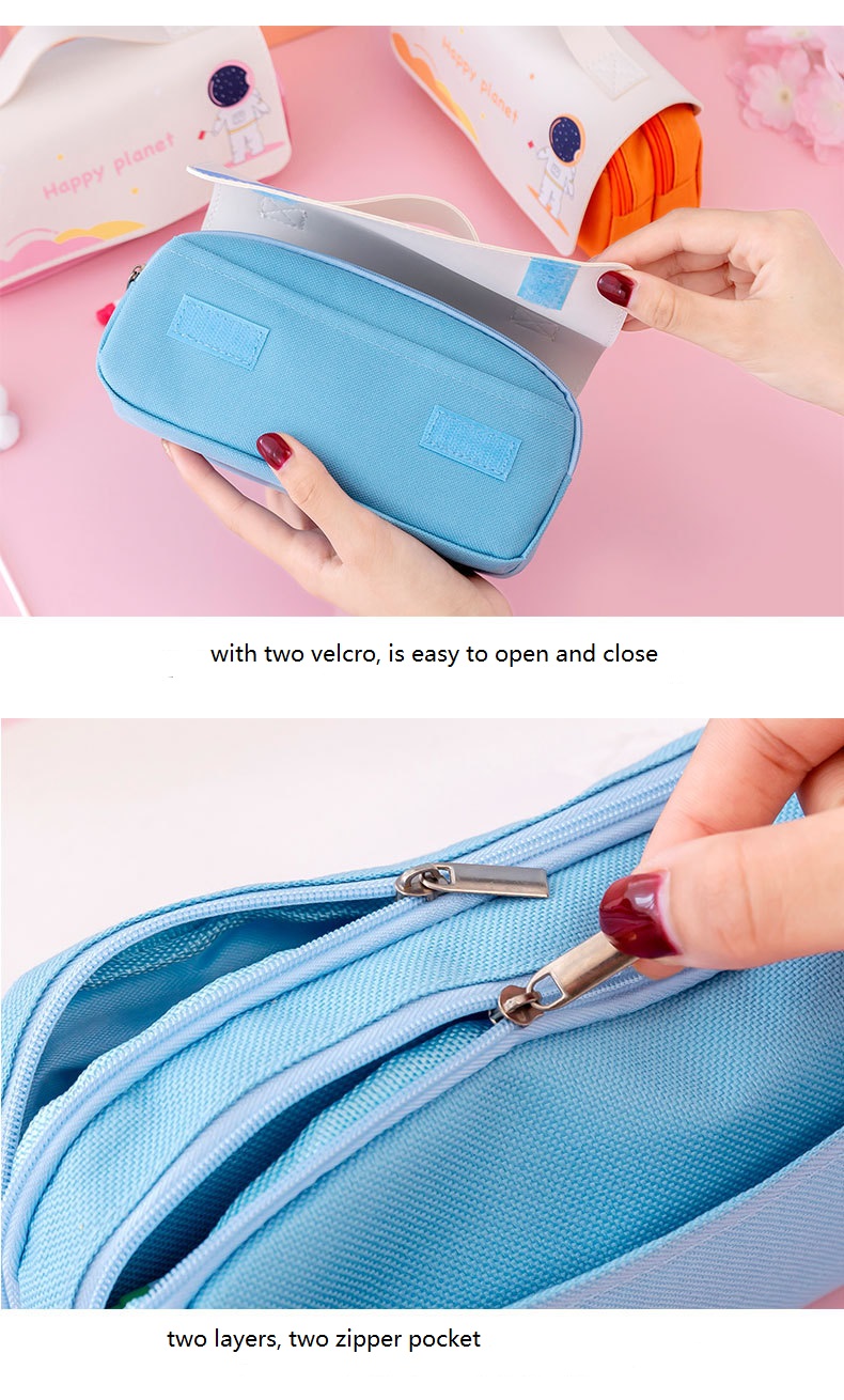 two layers of pencil bag