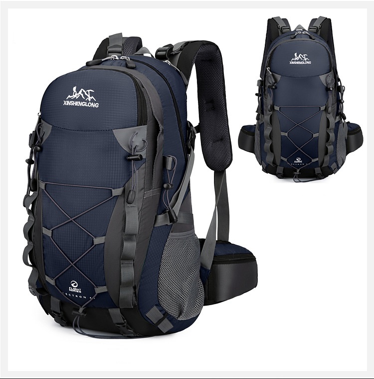 dark blue of Waterproof Outdoor Travelling Climbing Backpack Bag