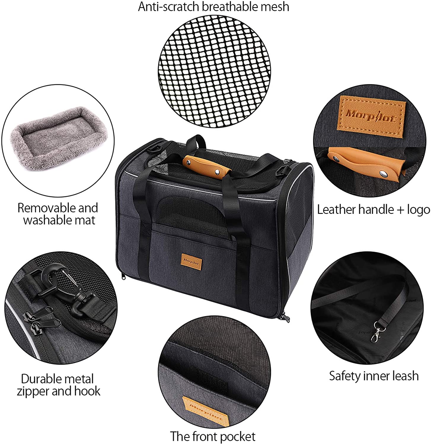 Washable Pet Travel Carry Bag