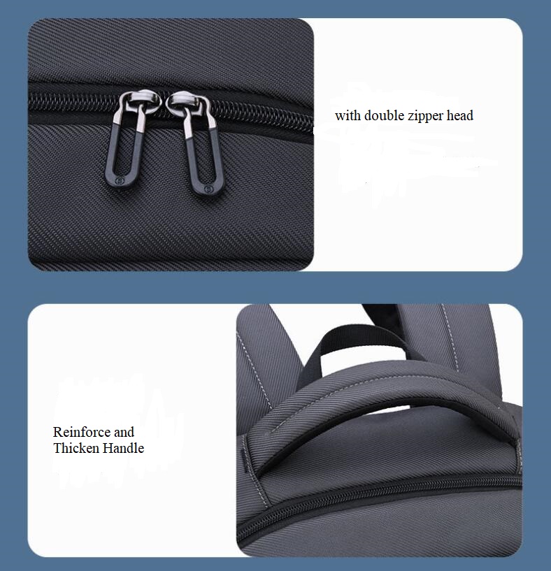 details of antitheft laptop bag