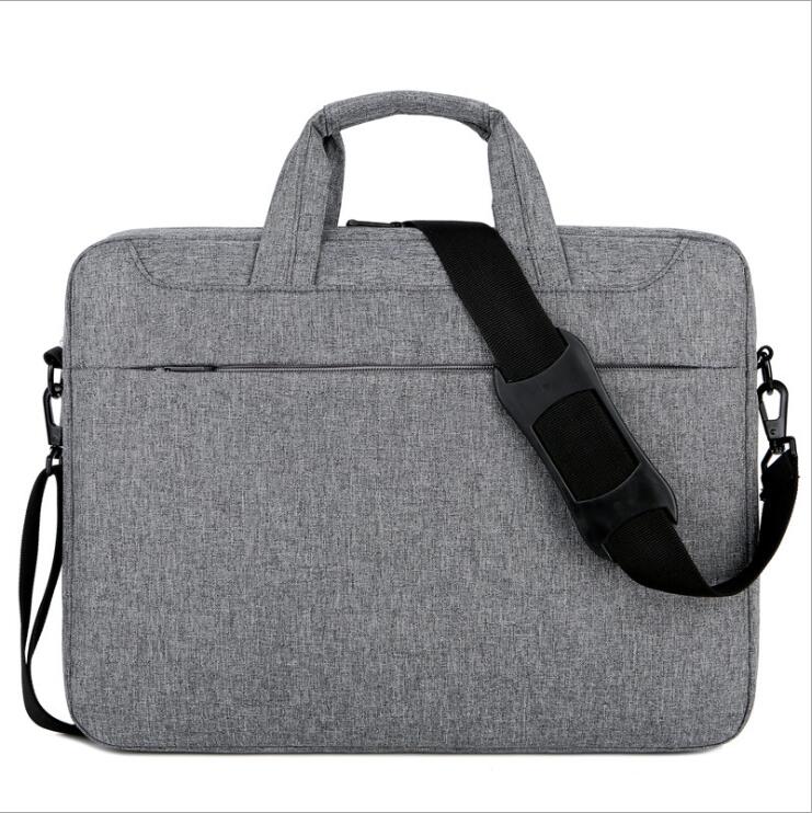 Factory Wholesale Simple Style 14inch Laptop Shoulder Bag for Men Women