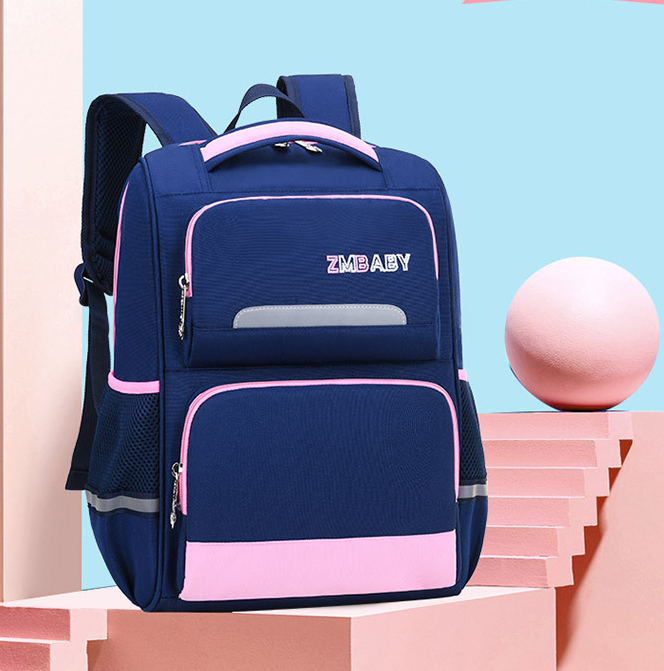 pink Stylish Waterproof Kids Book Bag Schoolbag for Primary School