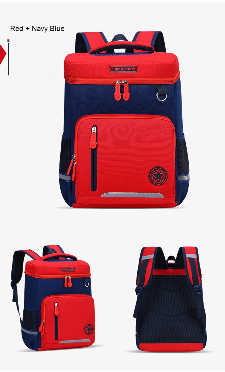 red color ofnew style school backpack bag for kids