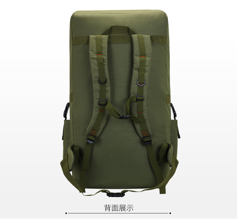 back of Militray Camouflage Sport Hiking Backpack bag