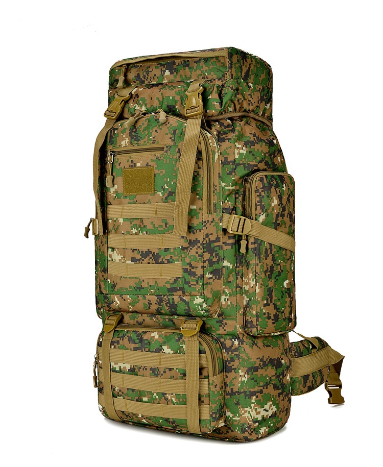 side of Camping Hiking Backpack Outdoor Rucksack Traveling Daypack