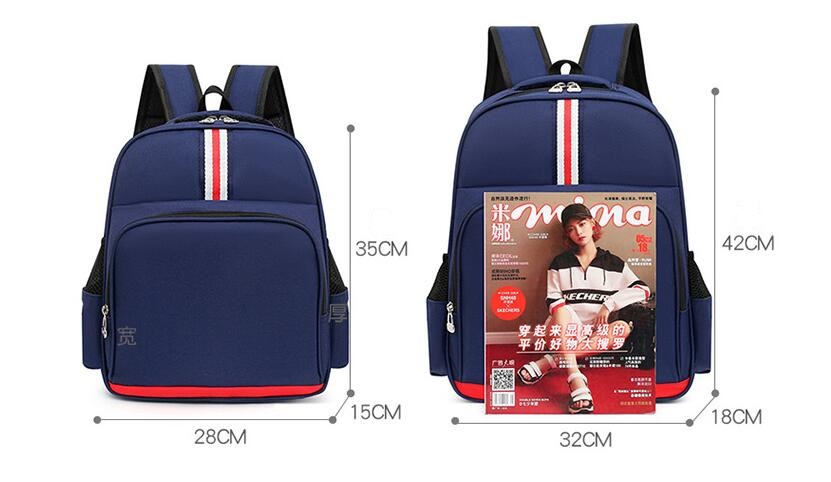 size of Customize Kids Schoolbag Backpack Book Bag