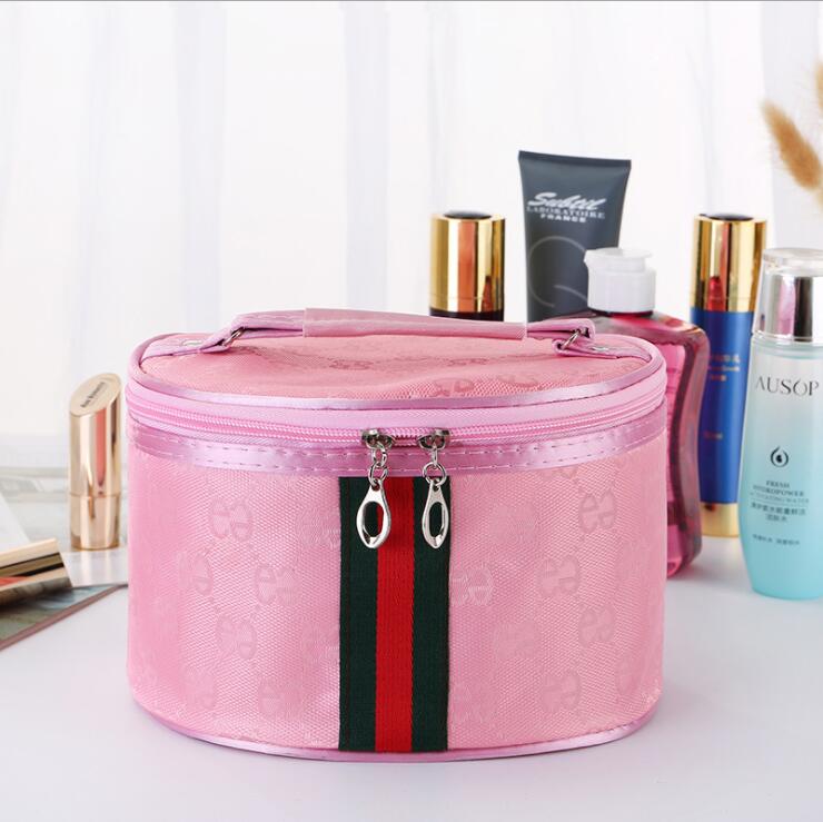 Portable Travel PU Toiletry Kit Cosmetic Bag for Women