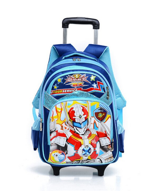 School bag with wheel