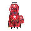 3 in 1 Trolley School Bag Set 3D Trolley Backpack Set for Children