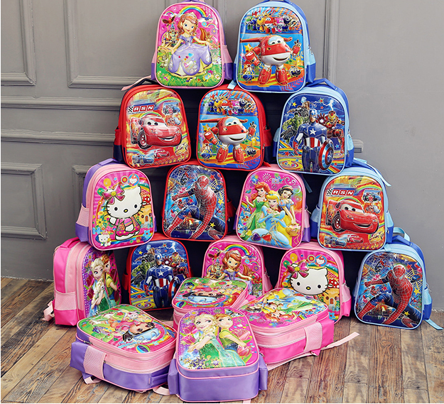 more designs of 3D Cartoon School Bag
