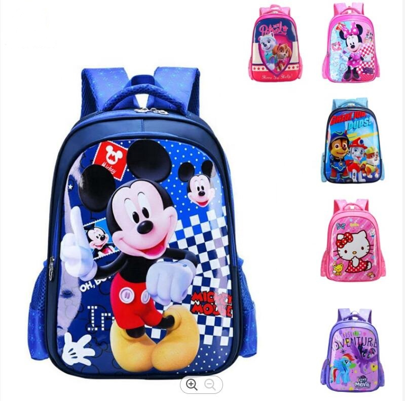 Children 3D Cartoon School Bag Backpack for Premary School