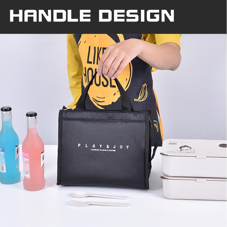 handle design insulated lunch bag