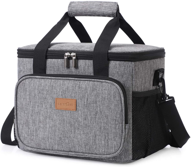 Outdoor Leakproof Reusable Insulated Cooler Lunch Bag 