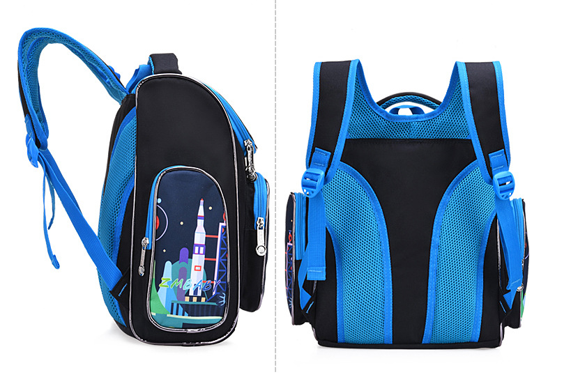 blue color of high quality School Book bag for Kidergarden Kids