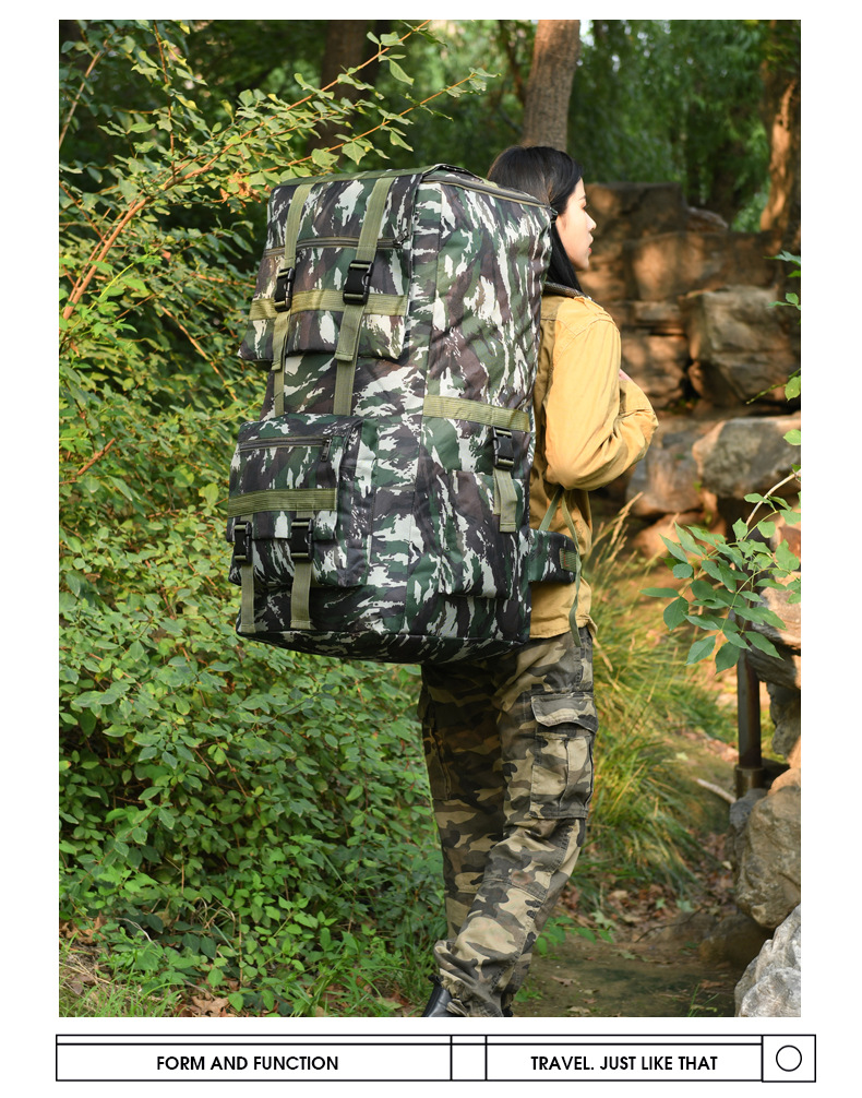 model show Militray Camouflage Sport Hiking Backpack bag 2