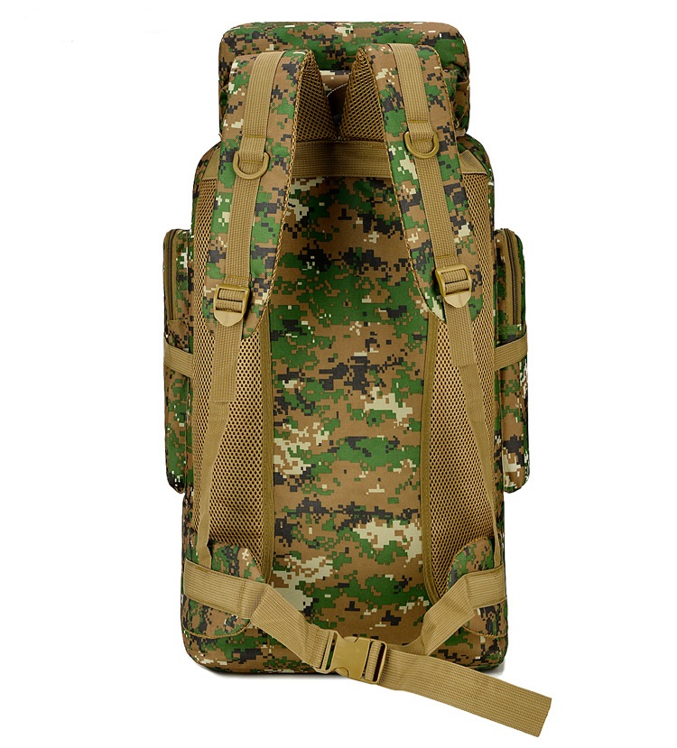 back of Camping Hiking Backpack Outdoor Rucksack Traveling Daypack