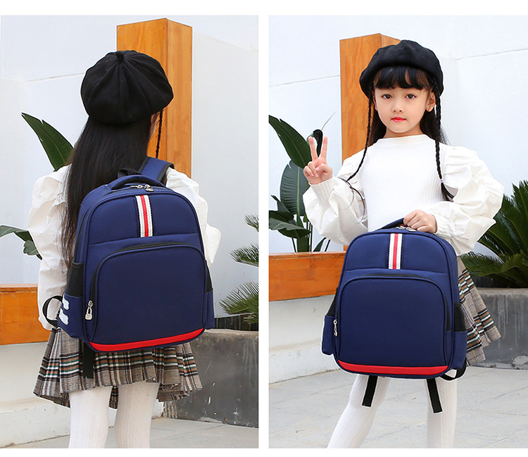 model show of Customize Kids Schoolbag Backpack Book Bag 2