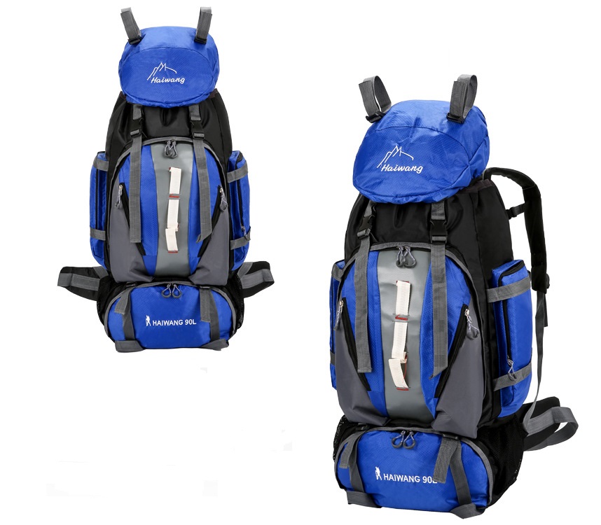 dark blue Outdoor Camping Hiking Mountaineering Backpack Bag