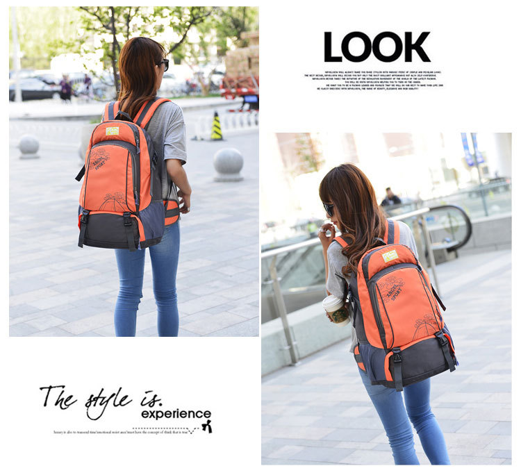model 3 show of lightweight outdoor sport travelling backpack bag