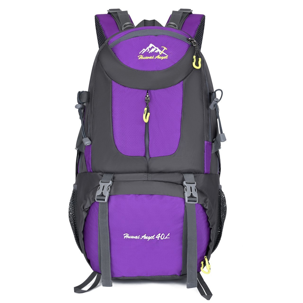 purple of outdoor sports trekking hiking travel bags backpack