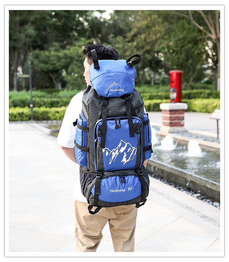 Model2 show of Waterproof Outdoor Sport Travel Hiking Backpack Bag