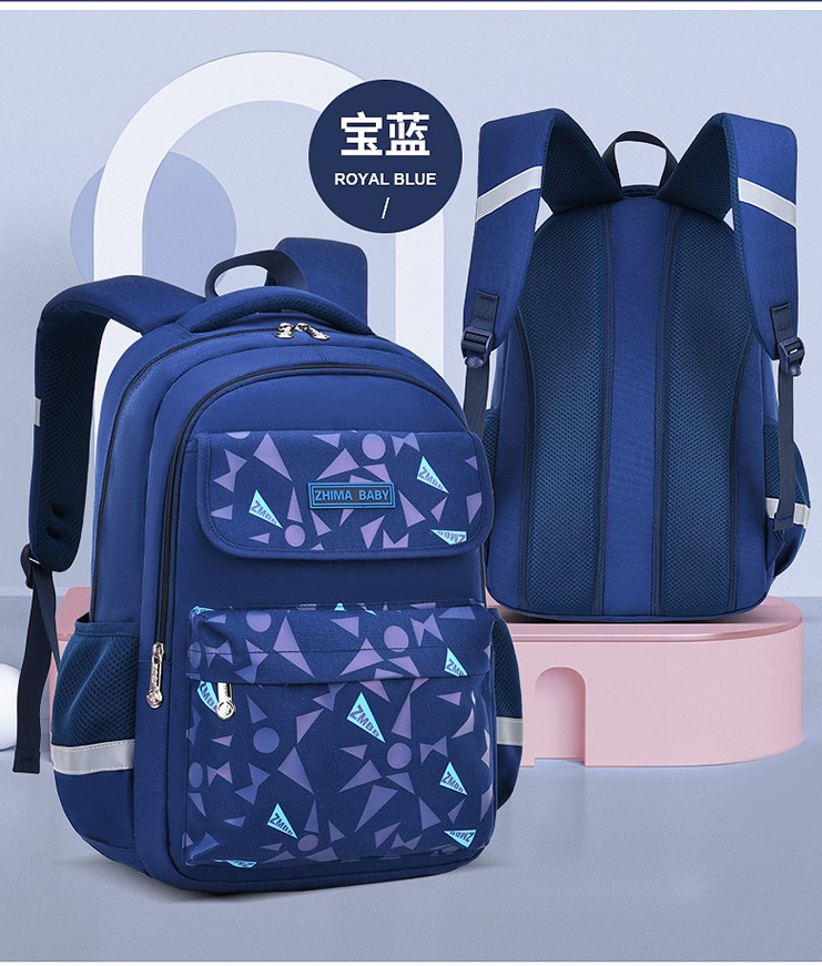 Navy color of New Sstyle Children Book Bag School Backpack for Student