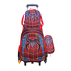 3 in 1 Trolley School Bag Set 3D Trolley Backpack Set for Children