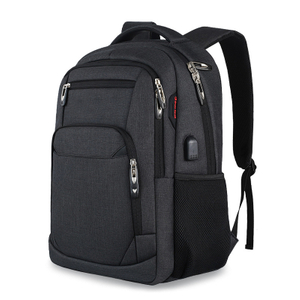 Durable Anti-theft Business Travel Laptop Backpack with USB