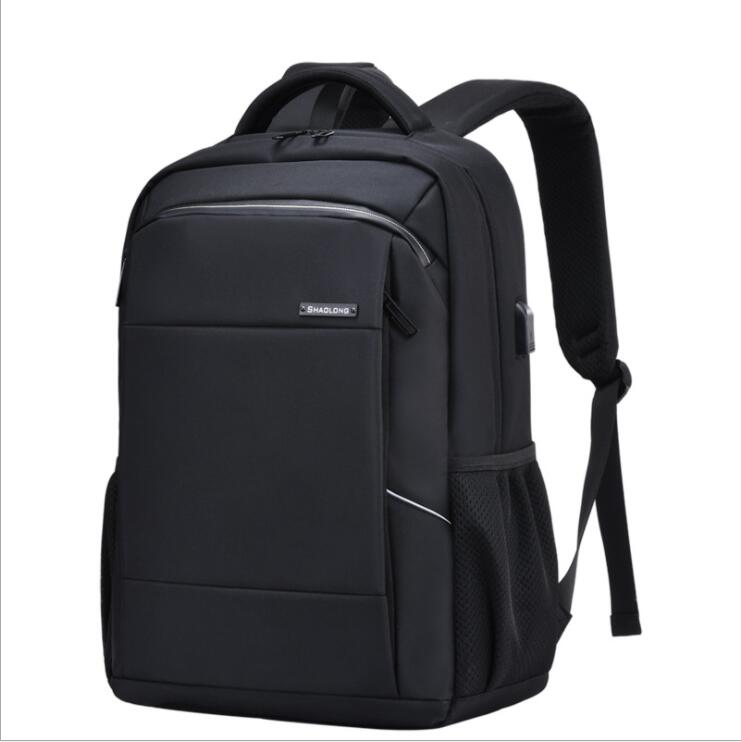 black multifunctional computer backpack