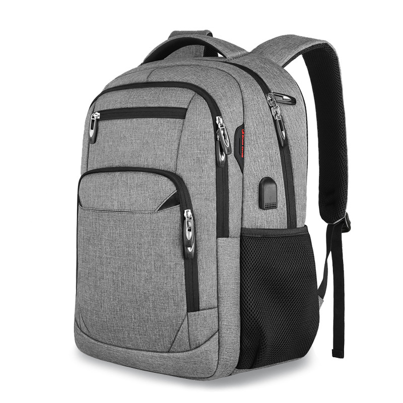 Water Resistant Business Computer Bag Backpack With USB Charging Port
