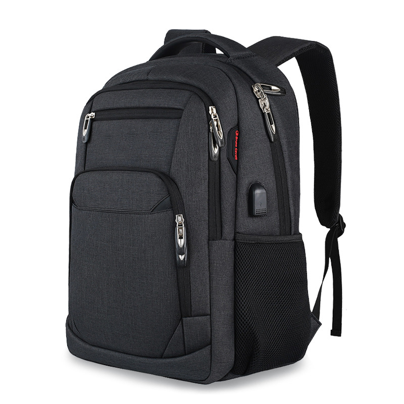 Durable Business Travel Laptop Backpack with USB Charging Port
