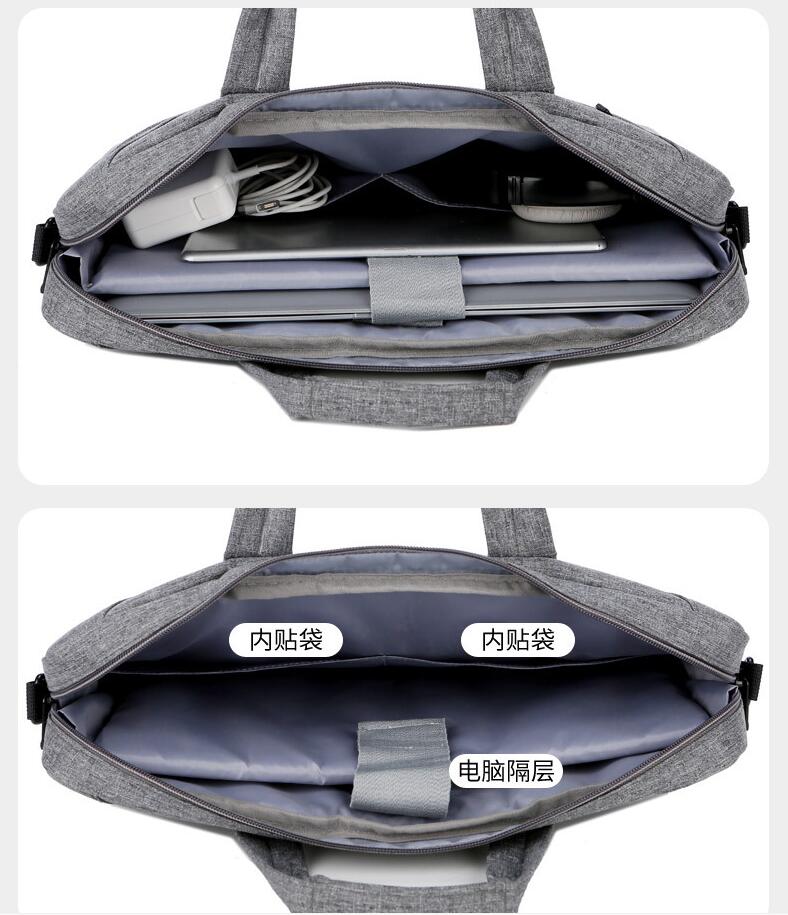opening of laptop bag