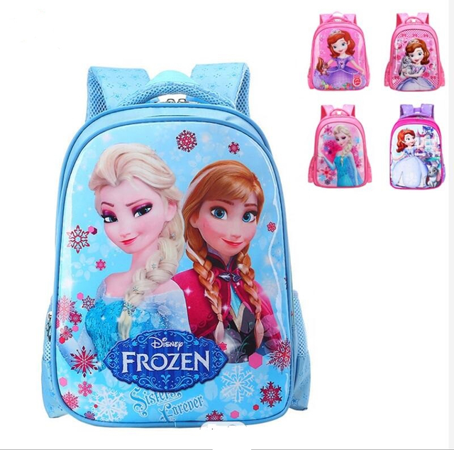 Kids 3D Cartoon School Bag Backpack for Kidergarden