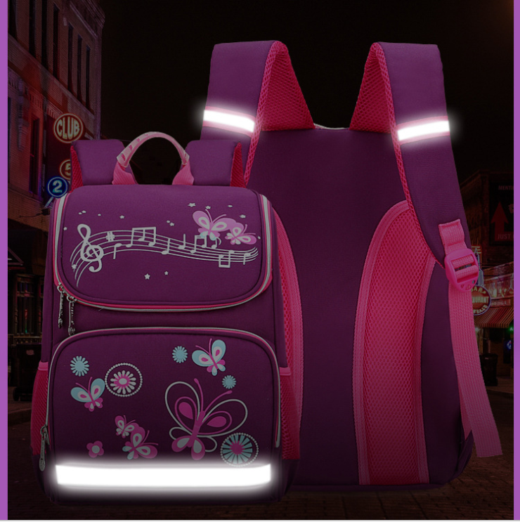reflective strip of Kids schoolbag book bag for primary student