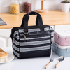 Nylon Portable Thermal Cooler Bag Insulation Lunch Bag for Women