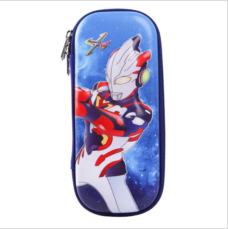 blue color of EVA 3D Cartoon Pen Box