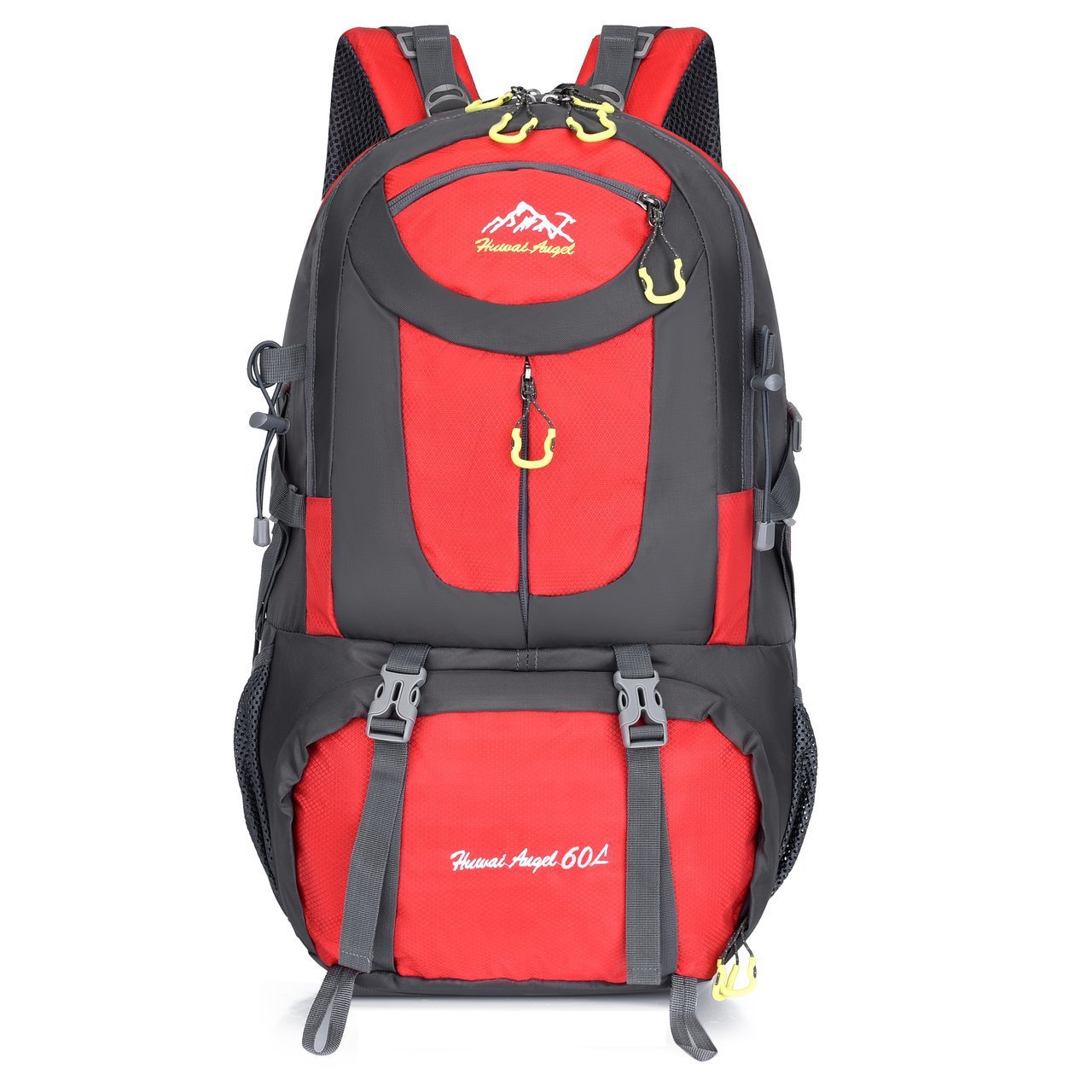 red outdoor sports trekking hiking travel bags backpack