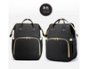 Large Capacity Multifunction Foldable Baby Diaper Bag with Changing Station