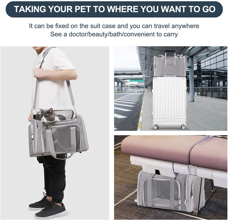 portable pet carrier bag