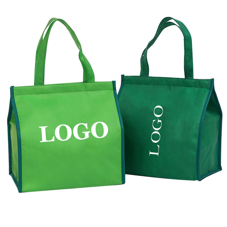 OEM Tote Non-woven Thermal Insulation Food Delivery Cooler Bag 