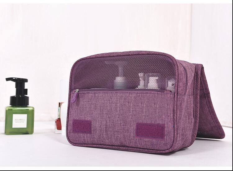 scene show of hanging travel Cosmetic Bag