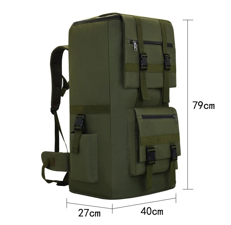 size of Militray Camouflage Sport Hiking Backpack bag 2
