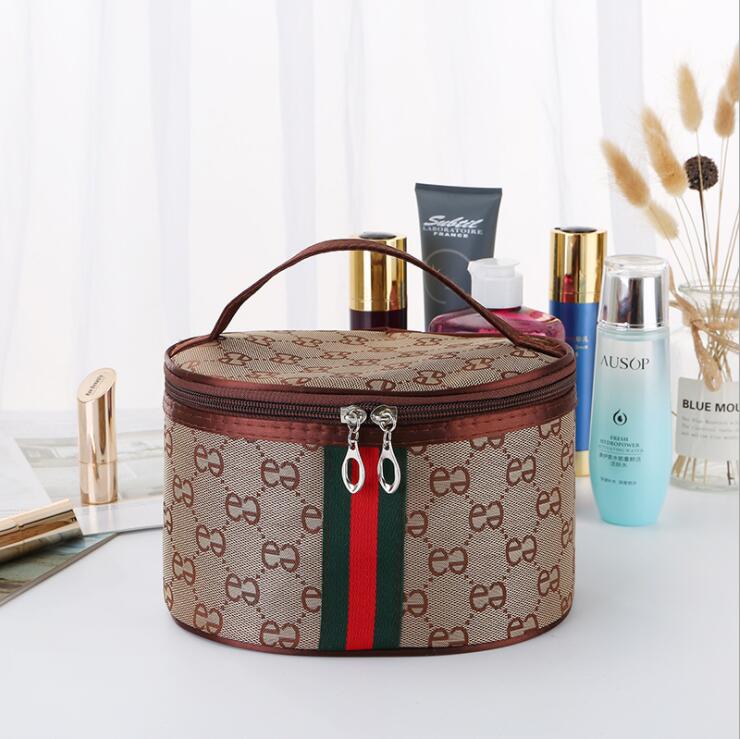 Portable Travel PU Toiletry Kit Cosmetic Bag for Women