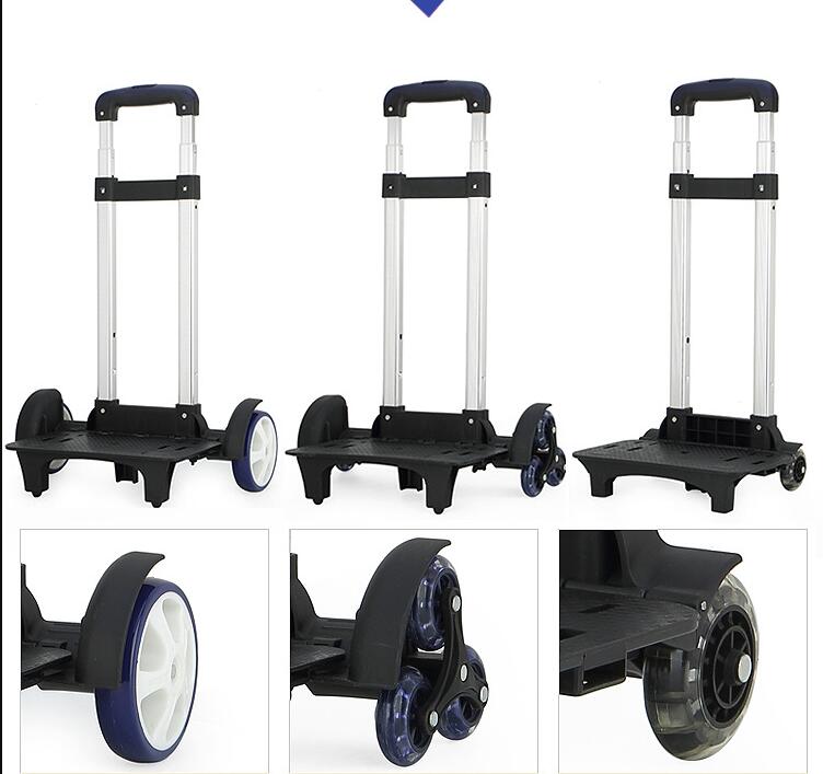 3 different styles of trolley