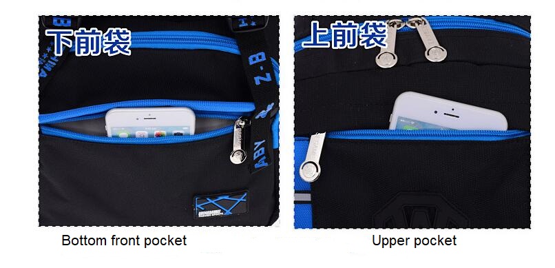 inside pocket show of light weight Outdoor Backpack for College