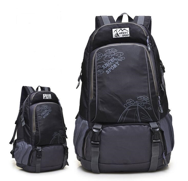black of lightweight outdoor casual sport travelling backpack bag