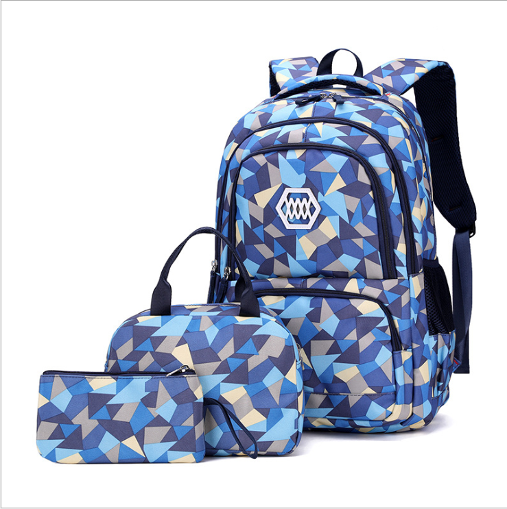 3 in 1 Stylish Teenager School Backpack Set for Middle School Girls