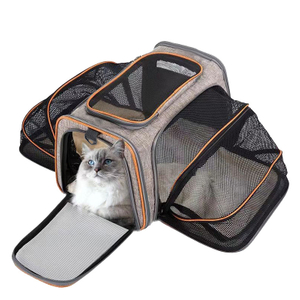 Customize Foldable Portable Pet Carrier Bag for Travel Dog Cat Pet Carrying Bag Pet Cage
