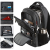 Water Resistant Business Computer Bag Backpack With USB Charging Port