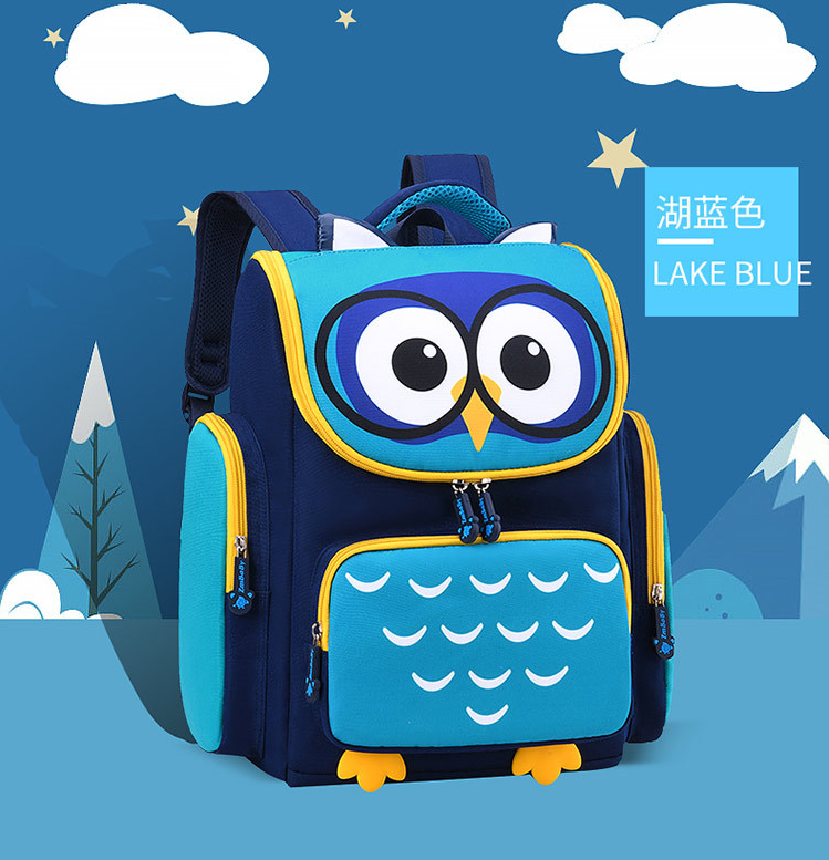 blue of schoolbag for kids backpack for preschool